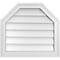 Ekena Millwork Octagonal Top Surface Mount PVC Gable Vent w/ 2"W x 1-1/2"P Brickmould Frame, 22"W x 20"H GVPOT22X2002SN - alternate 1